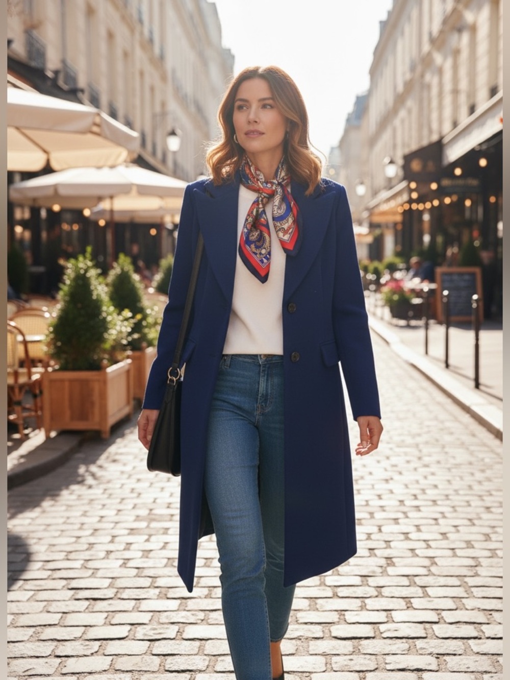 Banana Republic Navy Tailored Structured Long Coat XS